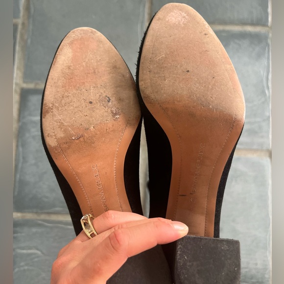 *SOLD* Banana Republic Black Suede knee high slouchy boot Sz 8.5 - Picture 3 of 4